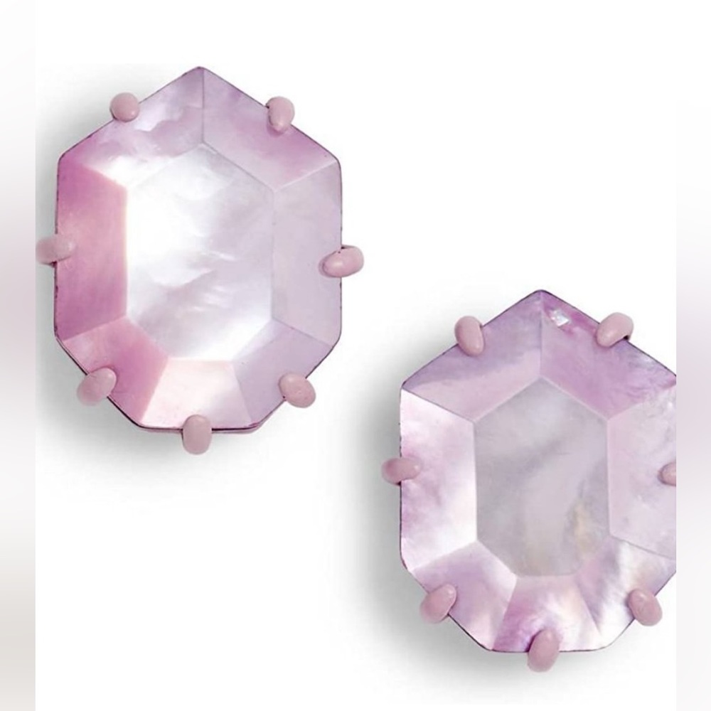 Kendra Scott Matte Morgan Earrings Lilac